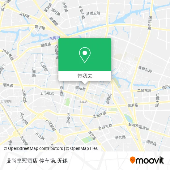 鼎尚皇冠酒店-停车场地图