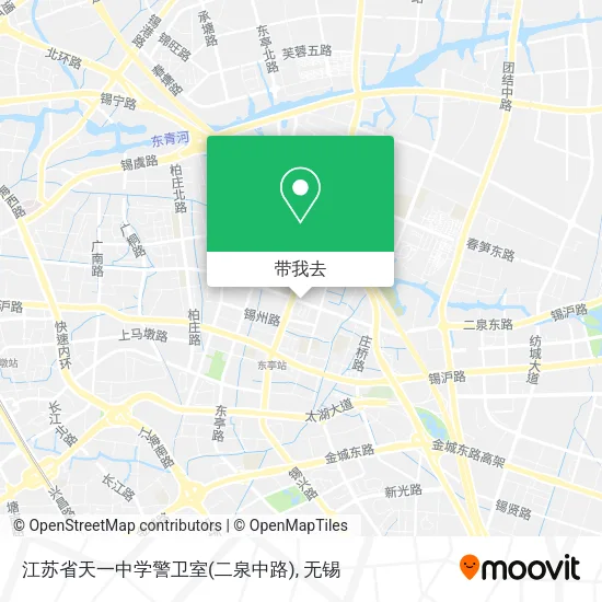 江苏省天一中学警卫室(二泉中路)地图