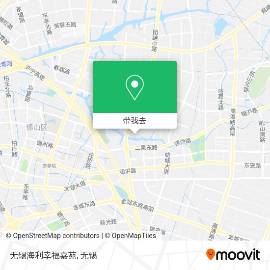 无锡海利幸福嘉苑地图