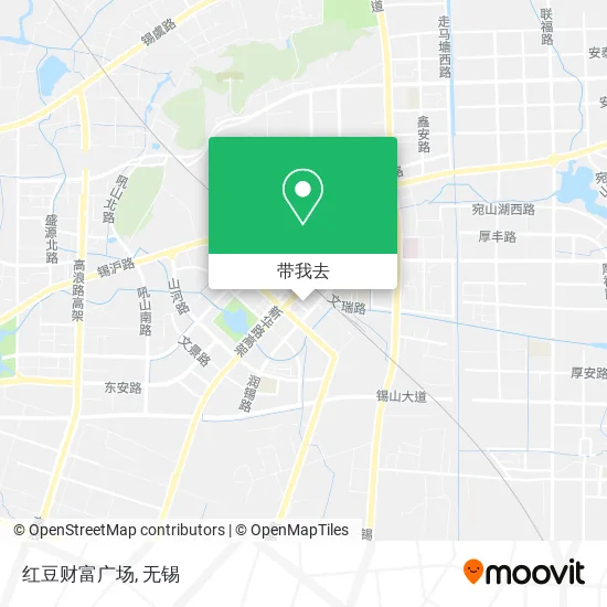 红豆财富广场地图