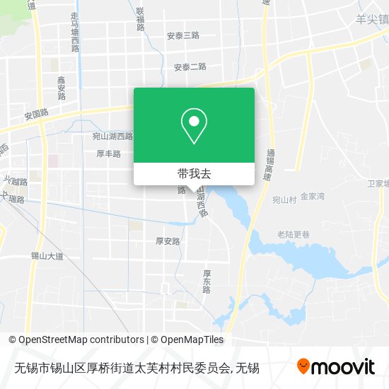 无锡市锡山区厚桥街道太芙村村民委员会地图