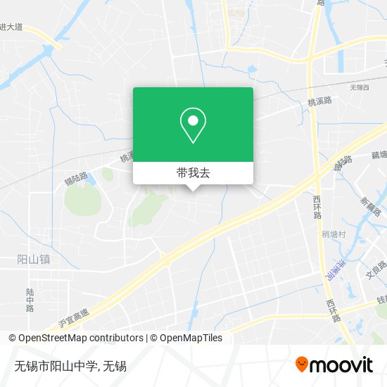 无锡市阳山中学地图