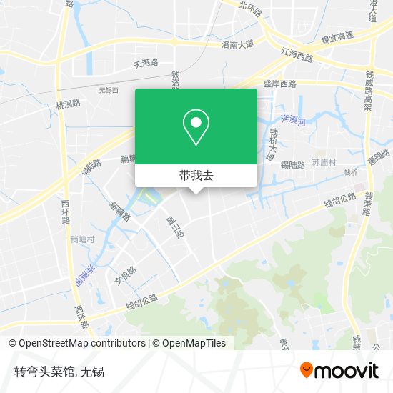 转弯头菜馆地图