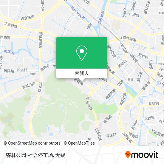 森林公园-社会停车场地图