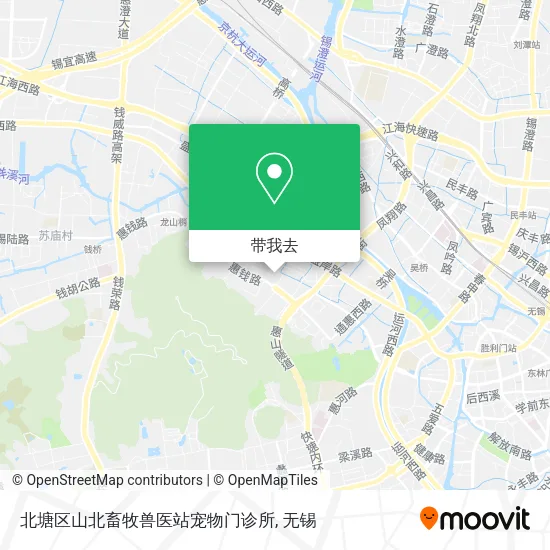 北塘区山北畜牧兽医站宠物门诊所地图