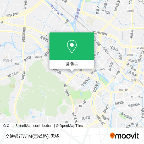 交通银行ATM(惠钱路)地图