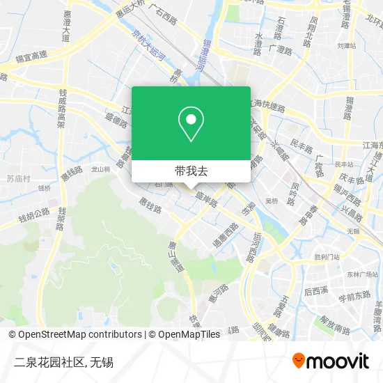 二泉花园社区地图