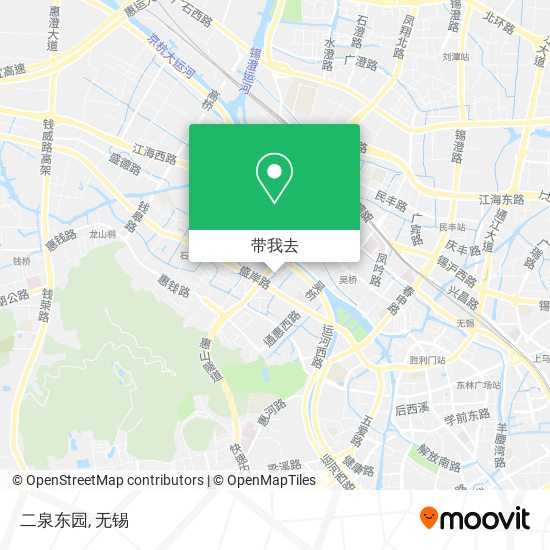 二泉东园地图