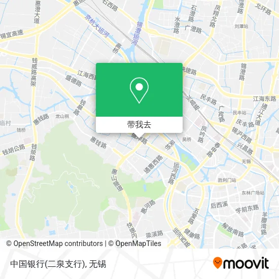 中国银行(二泉支行)地图