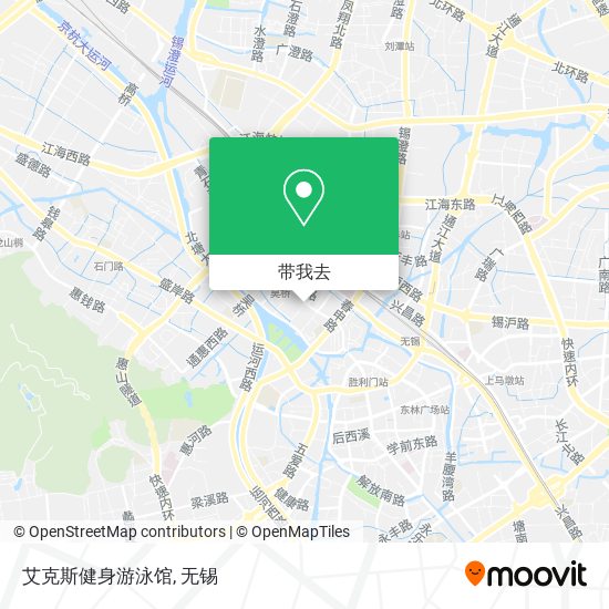 艾克斯健身游泳馆地图