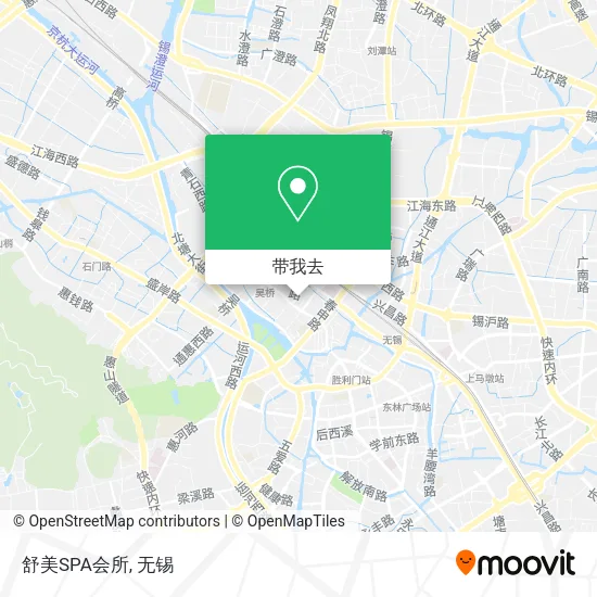舒美SPA会所地图