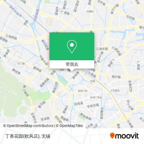 丁香花园(欧风店)地图