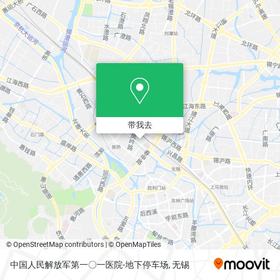 中国人民解放军第一〇一医院-地下停车场地图