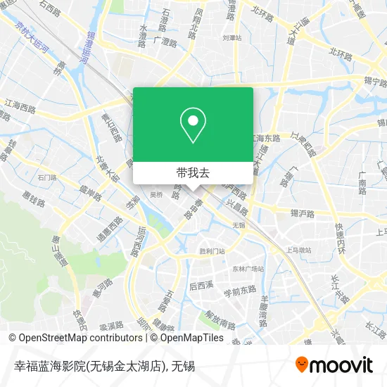 幸福蓝海影院(无锡金太湖店)地图