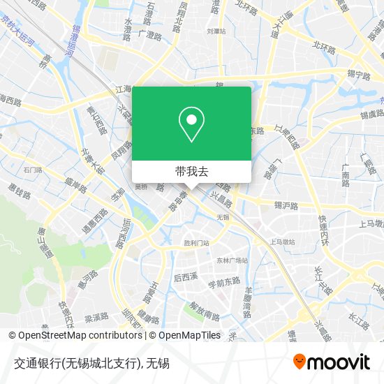 交通银行(无锡城北支行)地图