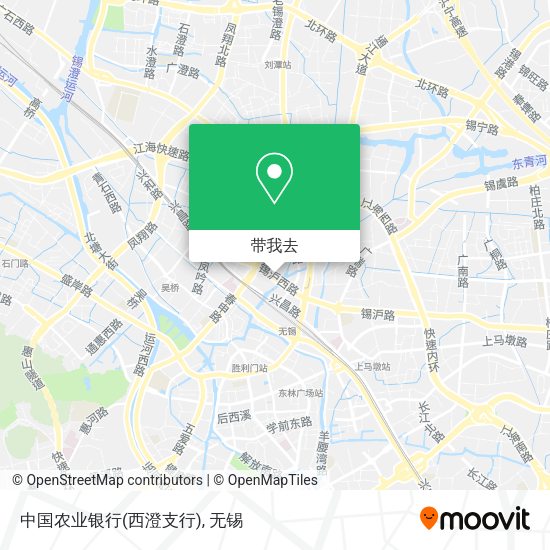 中国农业银行(西澄支行)地图