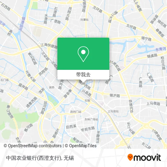 中国农业银行(西澄支行)地图