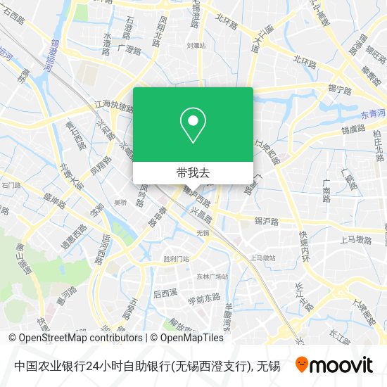 中国农业银行24小时自助银行(无锡西澄支行)地图
