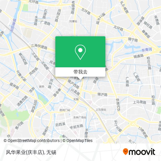 风华果业(庆丰店)地图