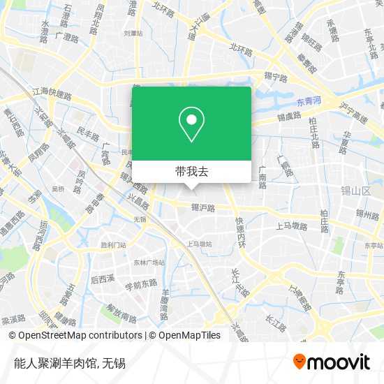 能人聚涮羊肉馆地图