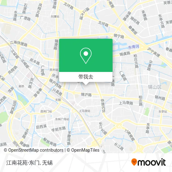 江南花苑-东门地图