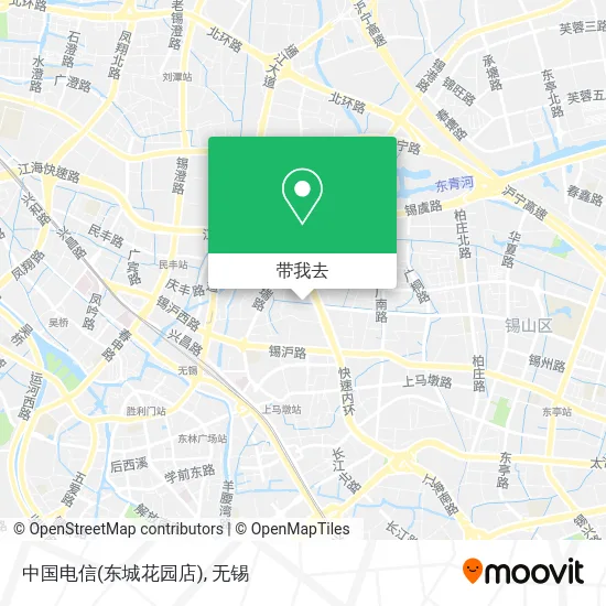 中国电信(东城花园店)地图