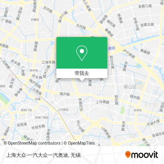 上海大众-一汽大众一汽奥迪地图