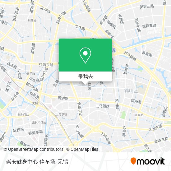 崇安健身中心-停车场地图
