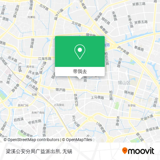 梁溪公安分局广益派出所地图