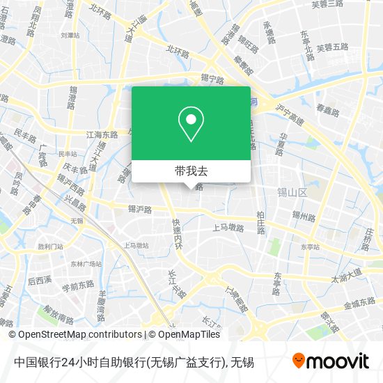 中国银行24小时自助银行(无锡广益支行)地图