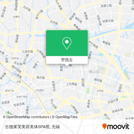 古德莱芙美容美体SPA馆地图