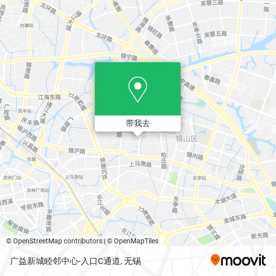 广益新城睦邻中心-入口C通道地图