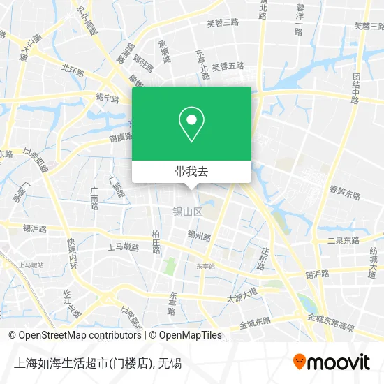 上海如海生活超市(门楼店)地图