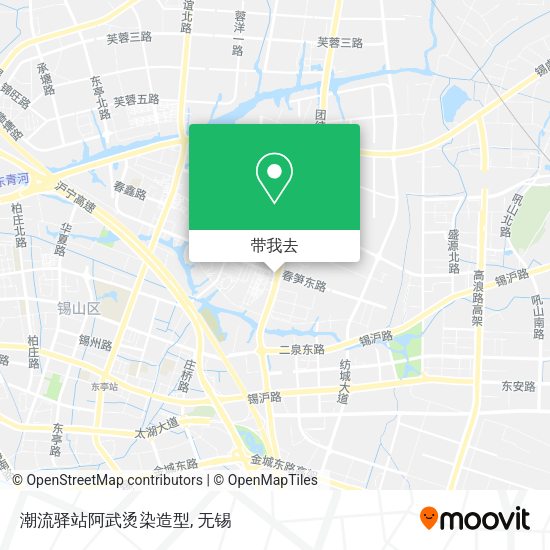 潮流驿站阿武烫染造型地图