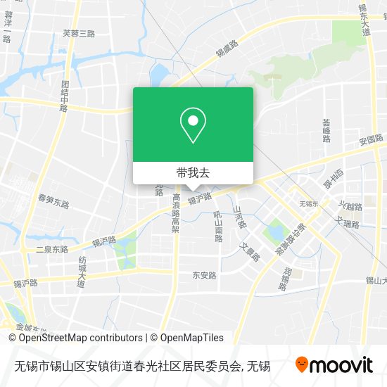 无锡市锡山区安镇街道春光社区居民委员会地图
