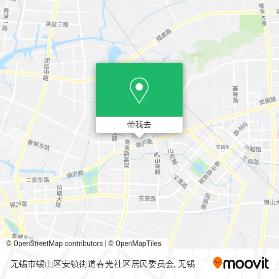无锡市锡山区安镇街道春光社区居民委员会地图