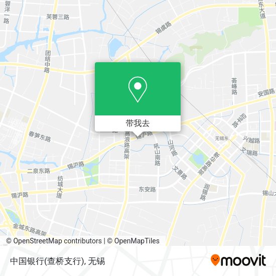 中国银行(查桥支行)地图