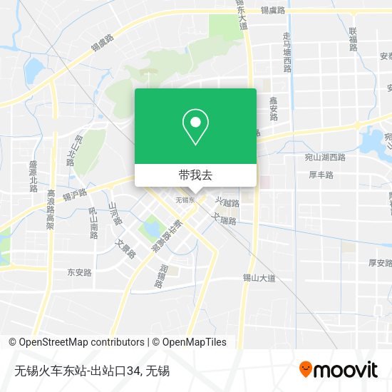 无锡火车东站-出站口34地图