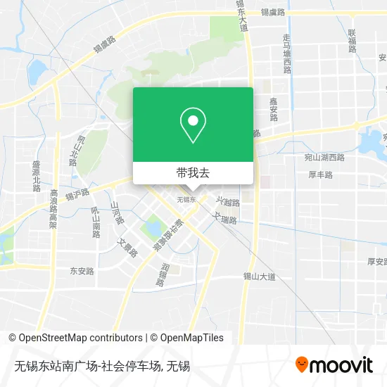 无锡东站南广场-社会停车场地图