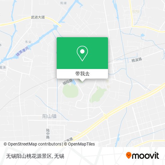 无锡阳山桃花源景区地图
