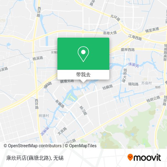 康欣药店(藕塘北路)地图