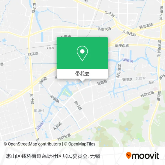 惠山区钱桥街道藕塘社区居民委员会地图