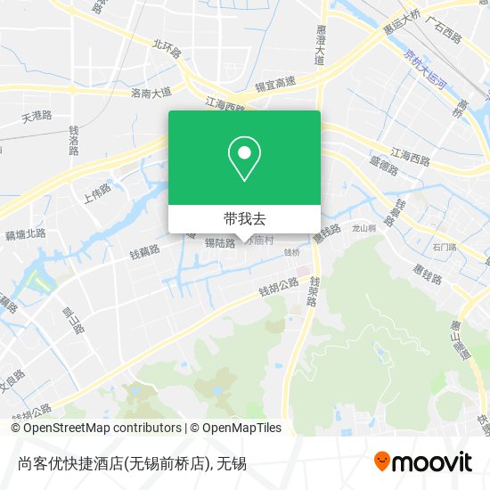 尚客优快捷酒店(无锡前桥店)地图