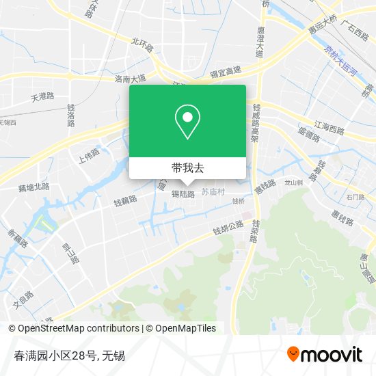 春满园小区28号地图