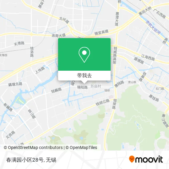 春满园小区28号地图