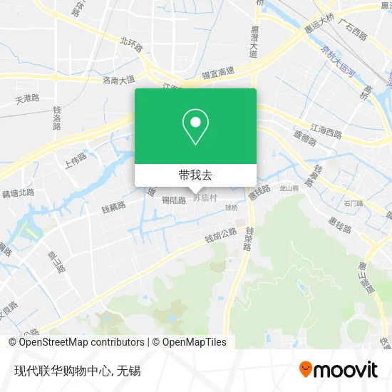 现代联华购物中心地图