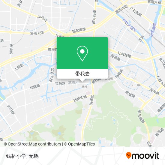 钱桥小学地图
