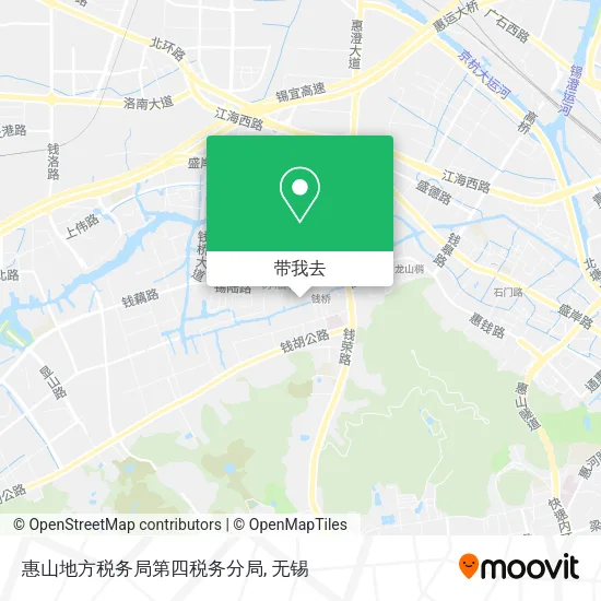 惠山地方税务局第四税务分局地图