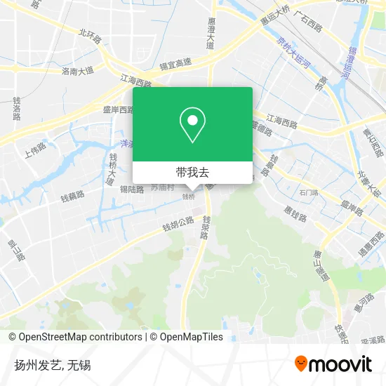 扬州发艺地图