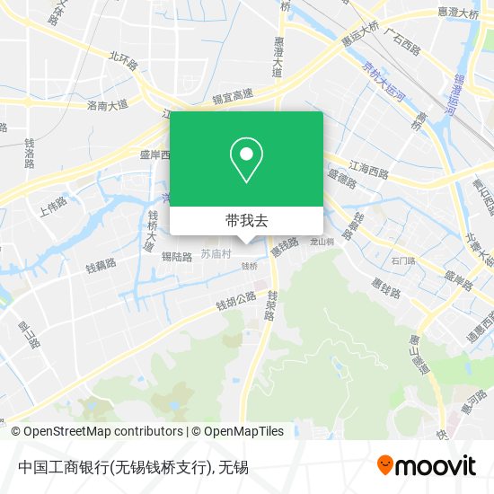 中国工商银行(无锡钱桥支行)地图
